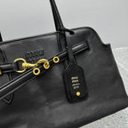 MIU MIU Nappa Leather Top Handle Bag