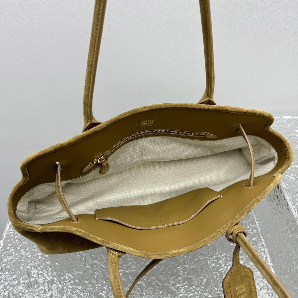 MIU MIU Nappa Leather Top Handle Bag