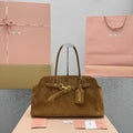 MIU MIU Nappa Leather Top Handle Bag