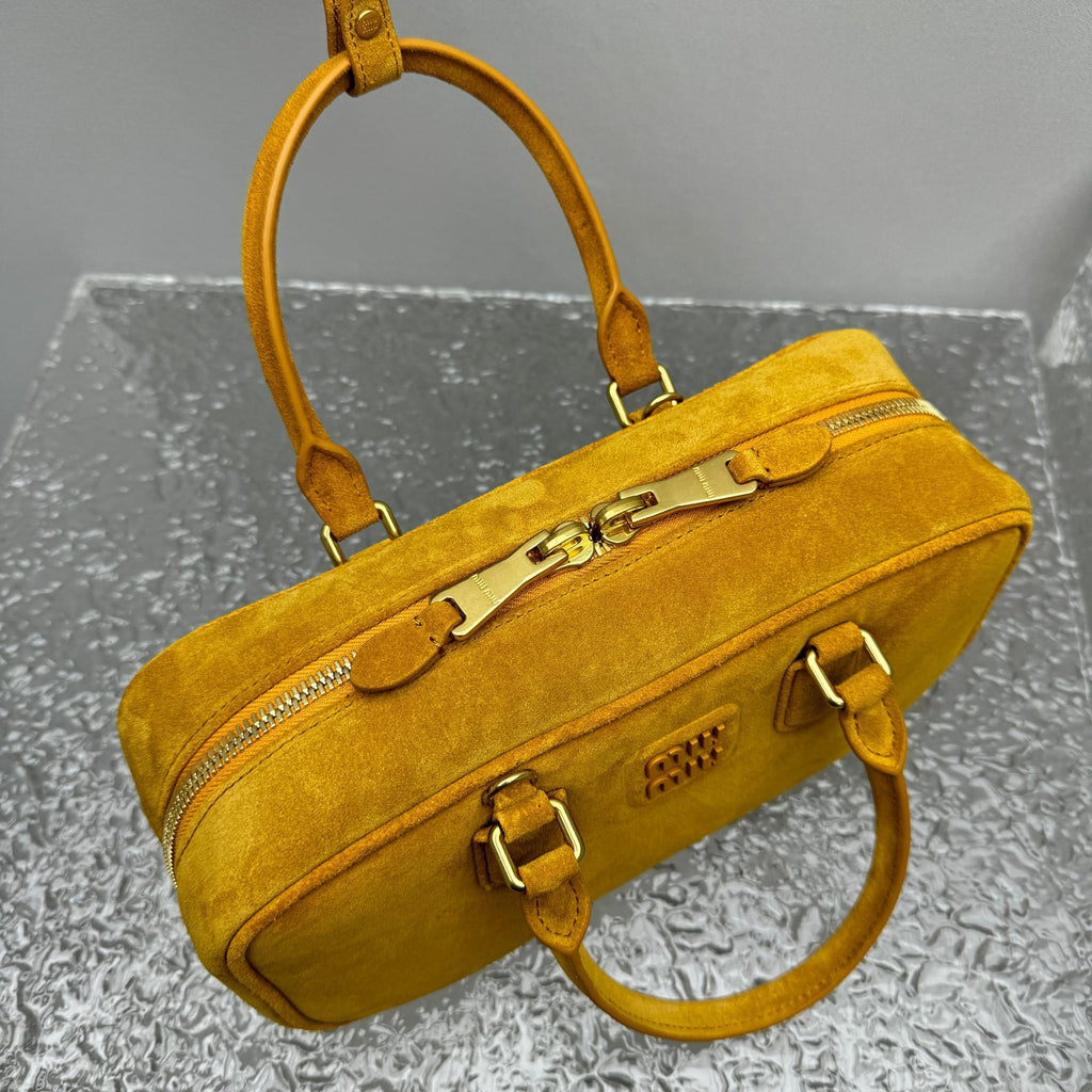 MIU MIU Suede Underarm Tote Bag
