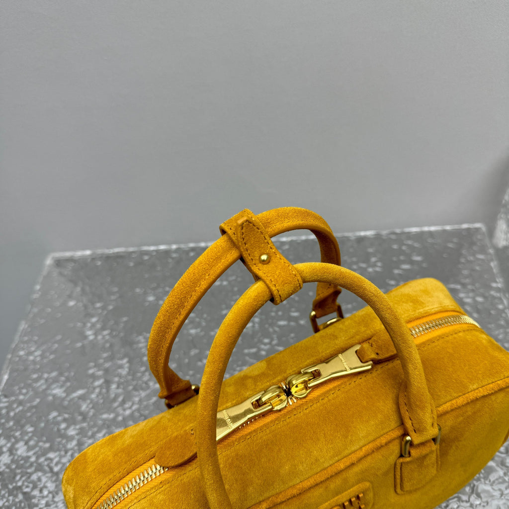 MIU MIU Suede Underarm Tote Bag