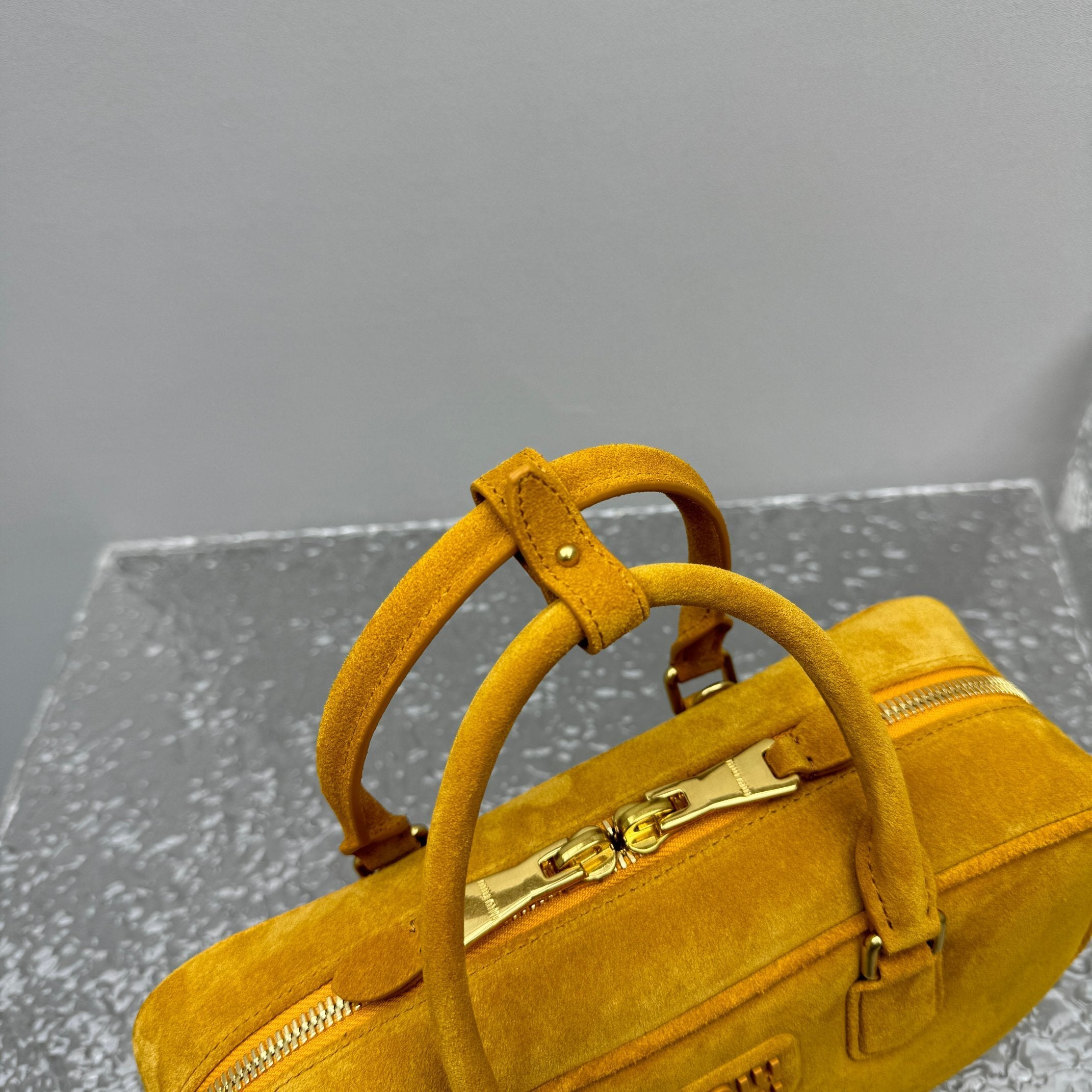 MIU MIU Suede Underarm Tote Bag