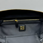 MIU MIU Suede Underarm Tote Bag