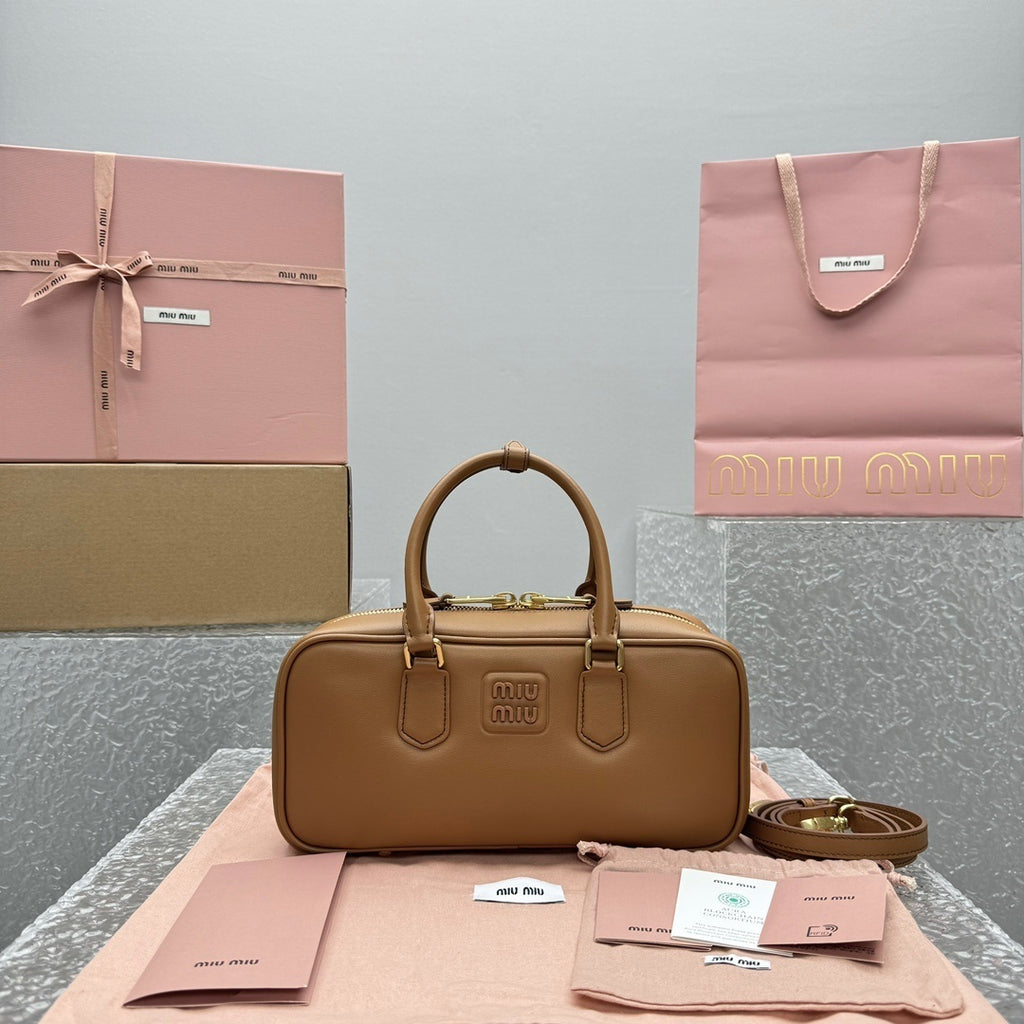 MIU MIU Suede Underarm Tote Bag