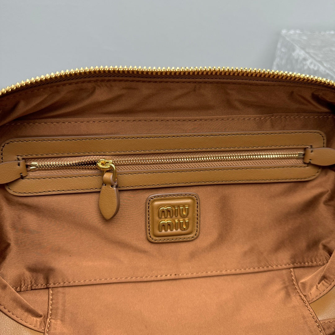 MIU MIU Suede Underarm Tote Bag