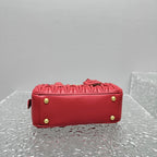 MIU MIU Matelassé Lambskin Bowling Bag