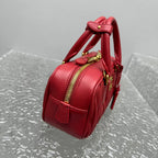 MIU MIU Matelassé Lambskin Bowling Bag
