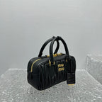 MIU MIU Matelassé Lambskin Bowling Bag