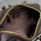 MIU MIU Matelassé Lambskin Bowling Bag