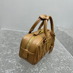 MIU MIU Matelassé Lambskin Bowling Bag