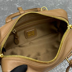 MIU MIU Matelassé Lambskin Bowling Bag