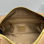 MIU MIU Matelassé Lambskin Bowling Bag