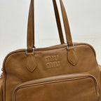 MIU MIU Leather Biker Bag