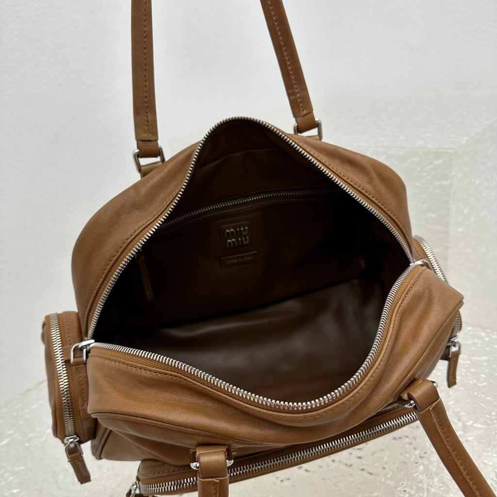 MIU MIU Leather Biker Bag