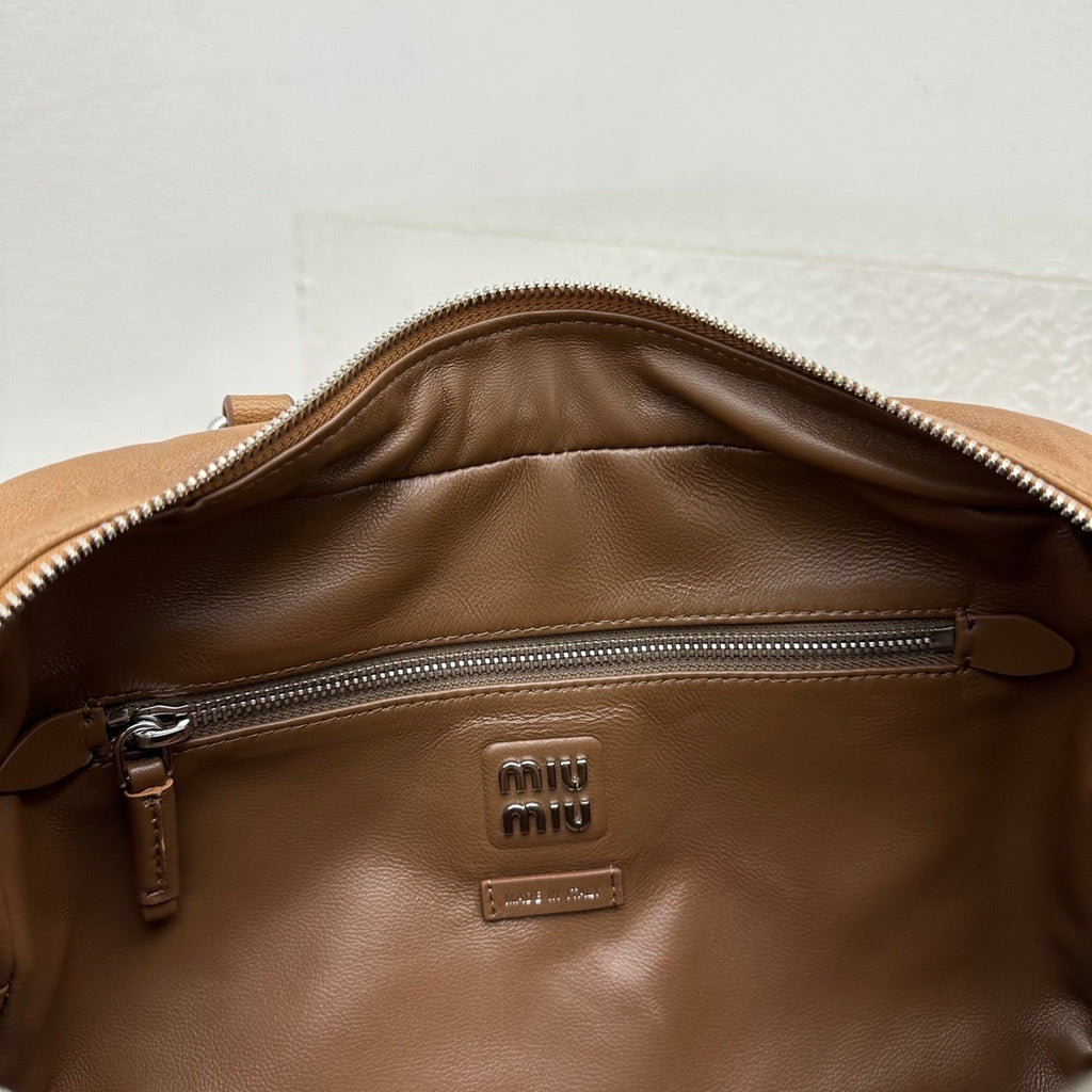 MIU MIU Leather Biker Bag