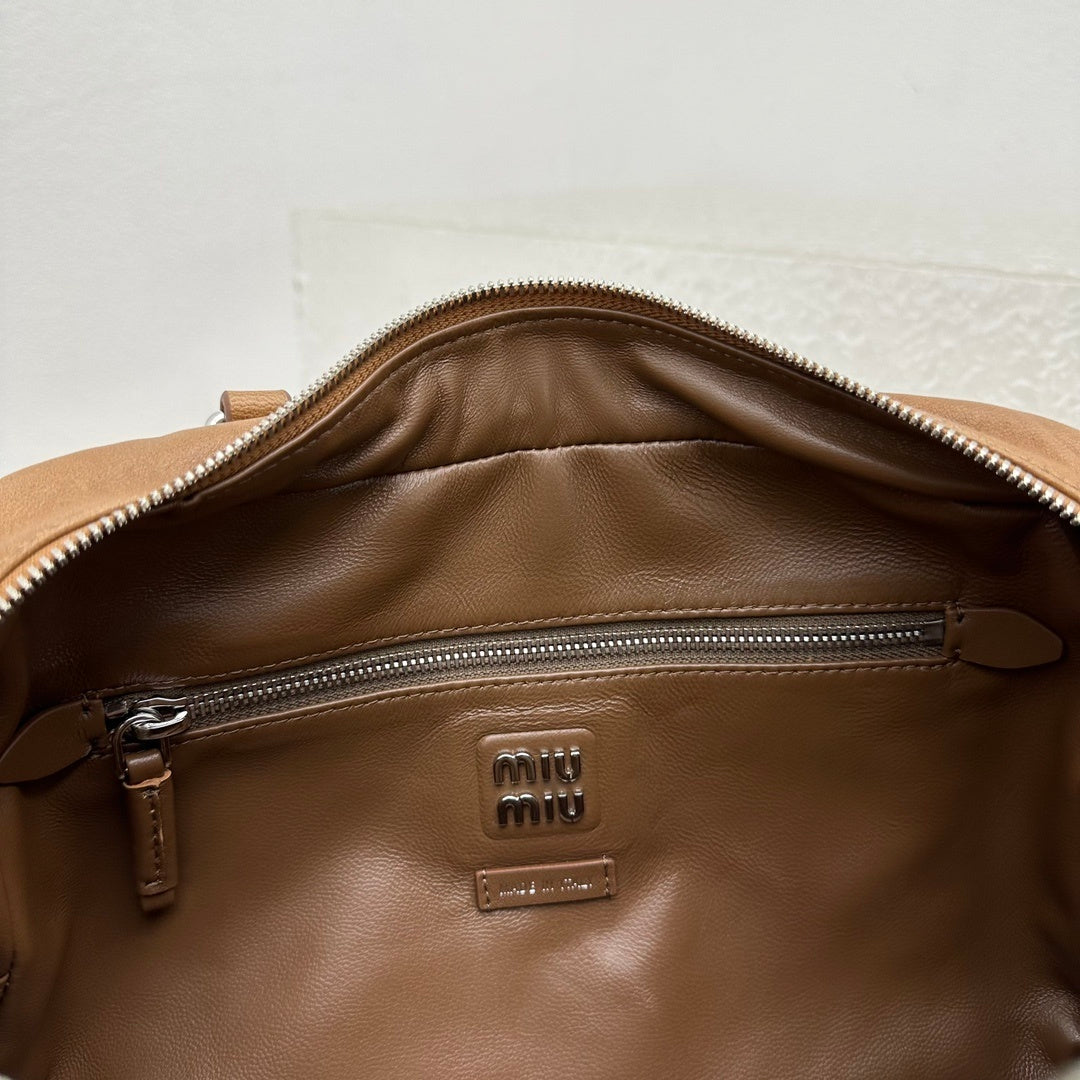 MIU MIU Leather Biker Bag
