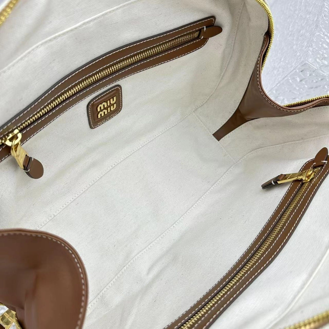 MIU MIU Canvas Bowling Bag