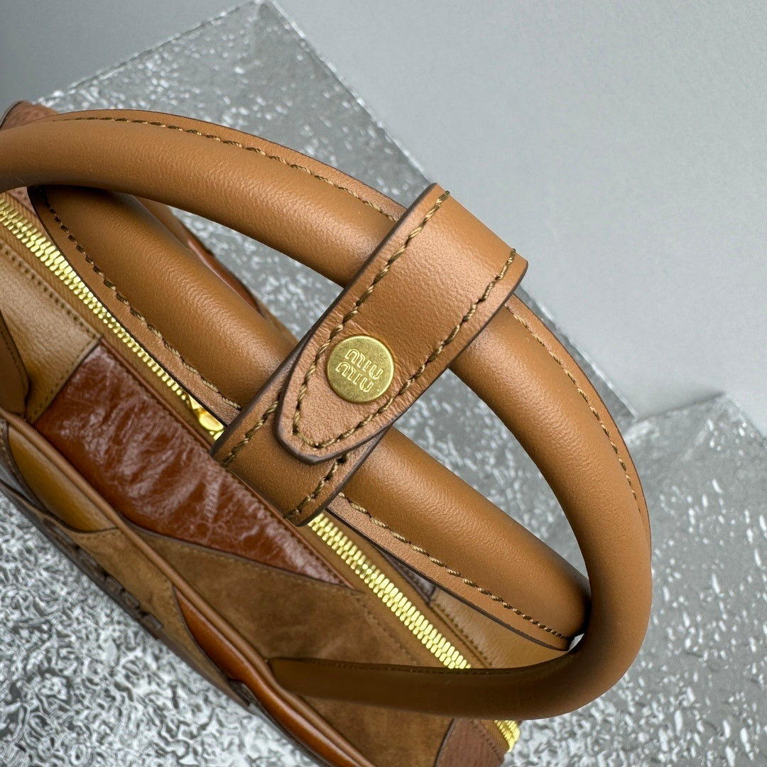 MIU MIU Patchwork Leather Briefcase