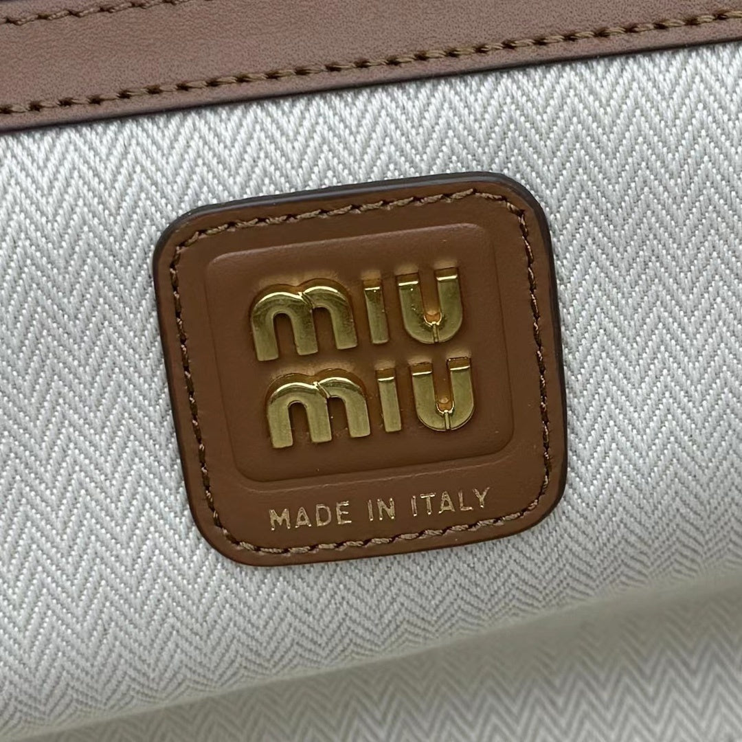 MIU MIU Patchwork Leather Briefcase