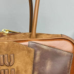 MIU MIU Patchwork Leather Briefcase