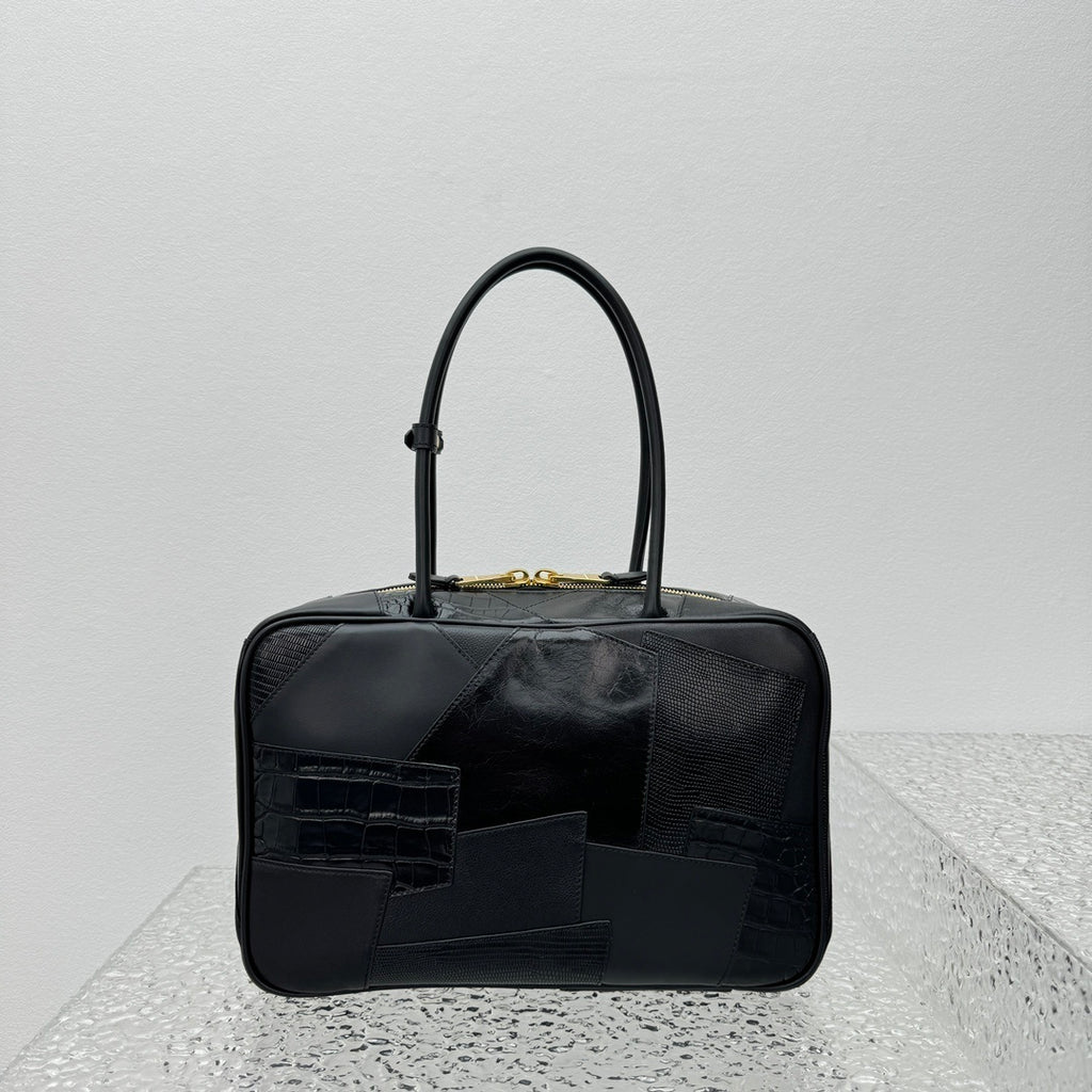 MIU MIU Patchwork Leather Briefcase