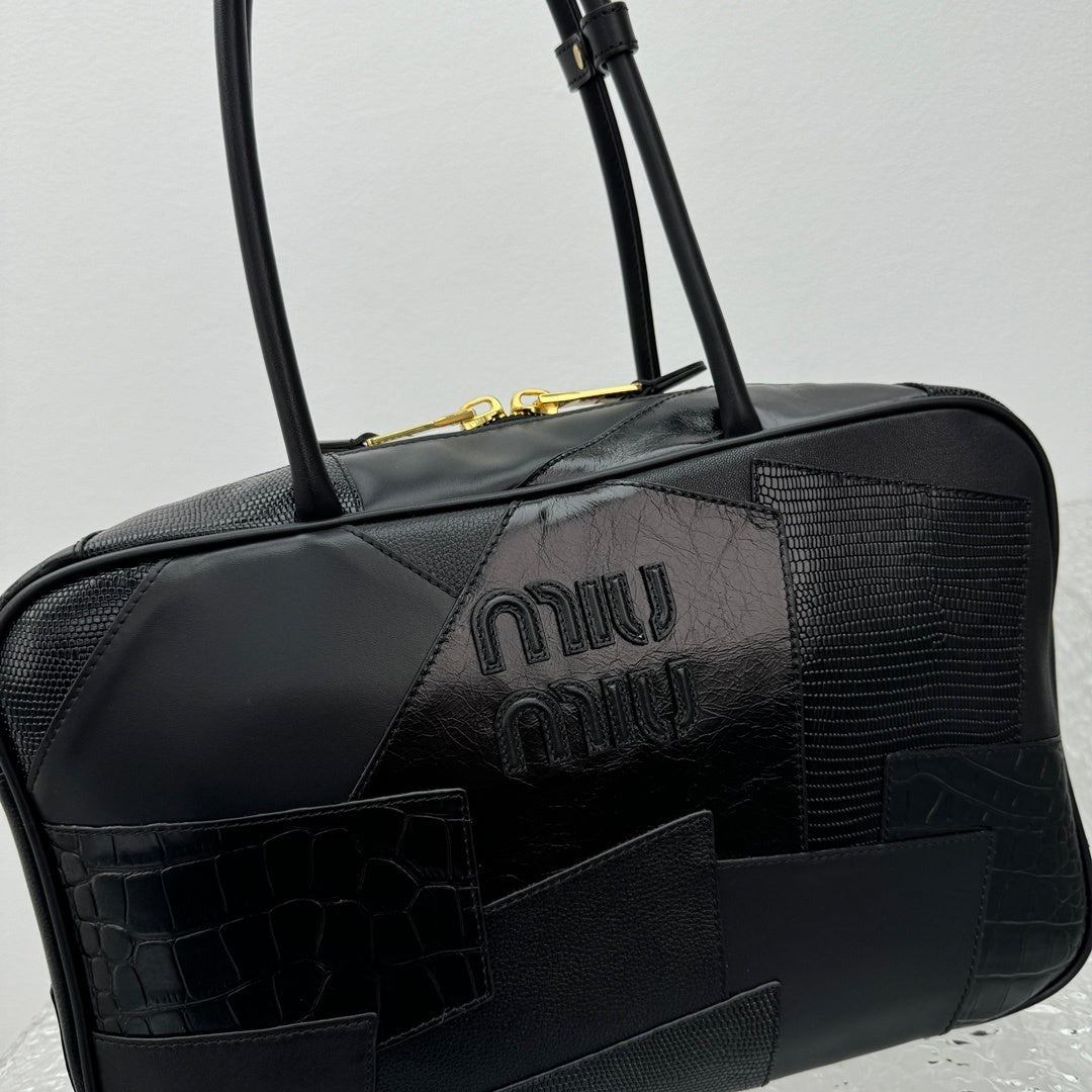 MIU MIU Patchwork Leather Briefcase