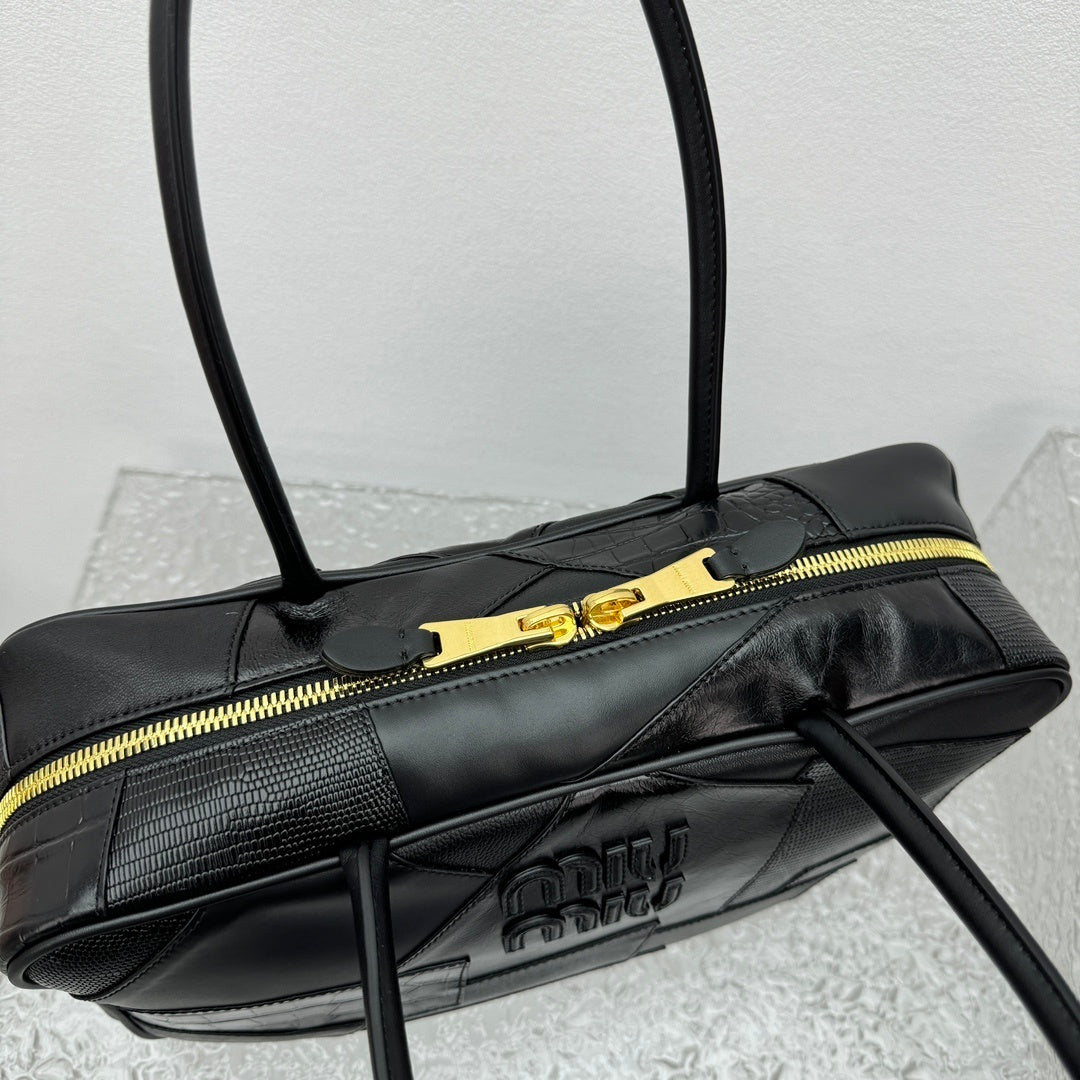 MIU MIU Patchwork Leather Briefcase
