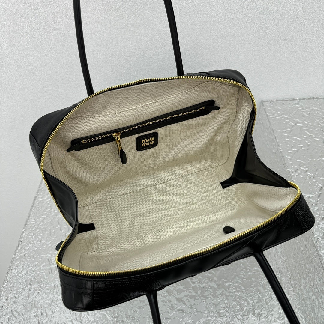 MIU MIU Patchwork Leather Briefcase