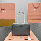 MIU MIU Two-Tone Long Handle Briefcase