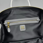 MIU MIU Two-Tone Long Handle Briefcase