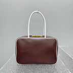 MIU MIU Two-Tone Long Handle Briefcase
