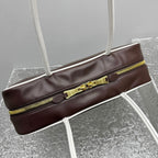 MIU MIU Two-Tone Long Handle Briefcase