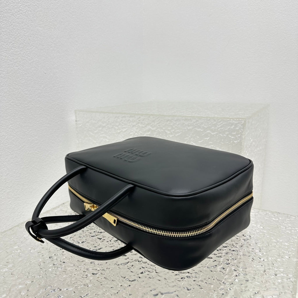 MIU MIU Two-Tone Long Handle Briefcase