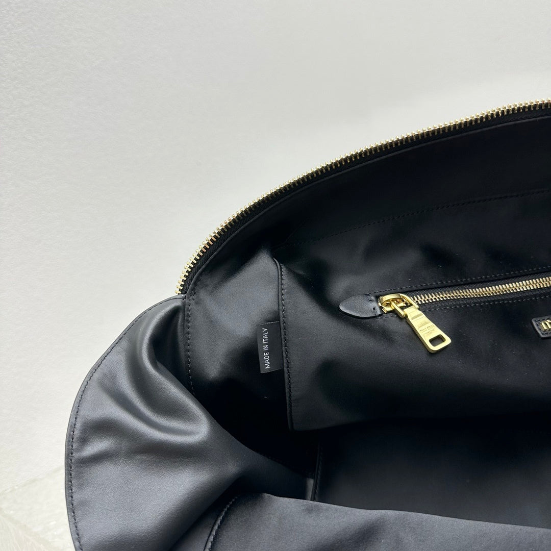 MIU MIU Two-Tone Long Handle Briefcase