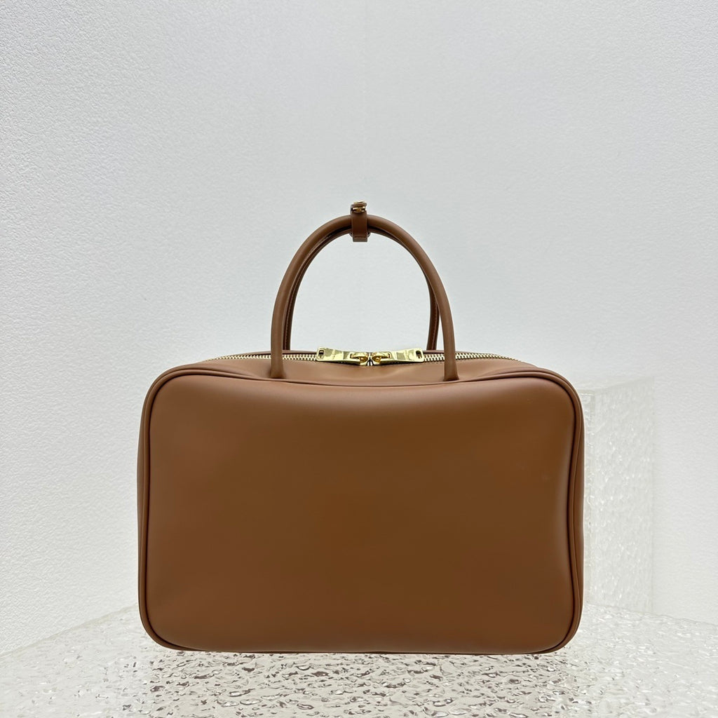 MIU MIU Two-Tone Long Handle Briefcase