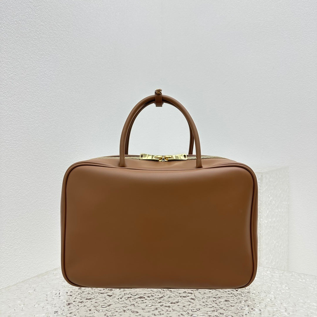 MIU MIU Two-Tone Long Handle Briefcase