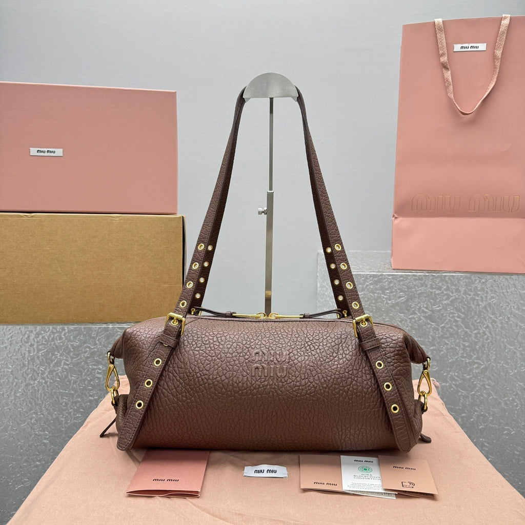 MIU MIU Leather Biker Bag
