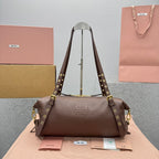 MIU MIU Leather Biker Bag