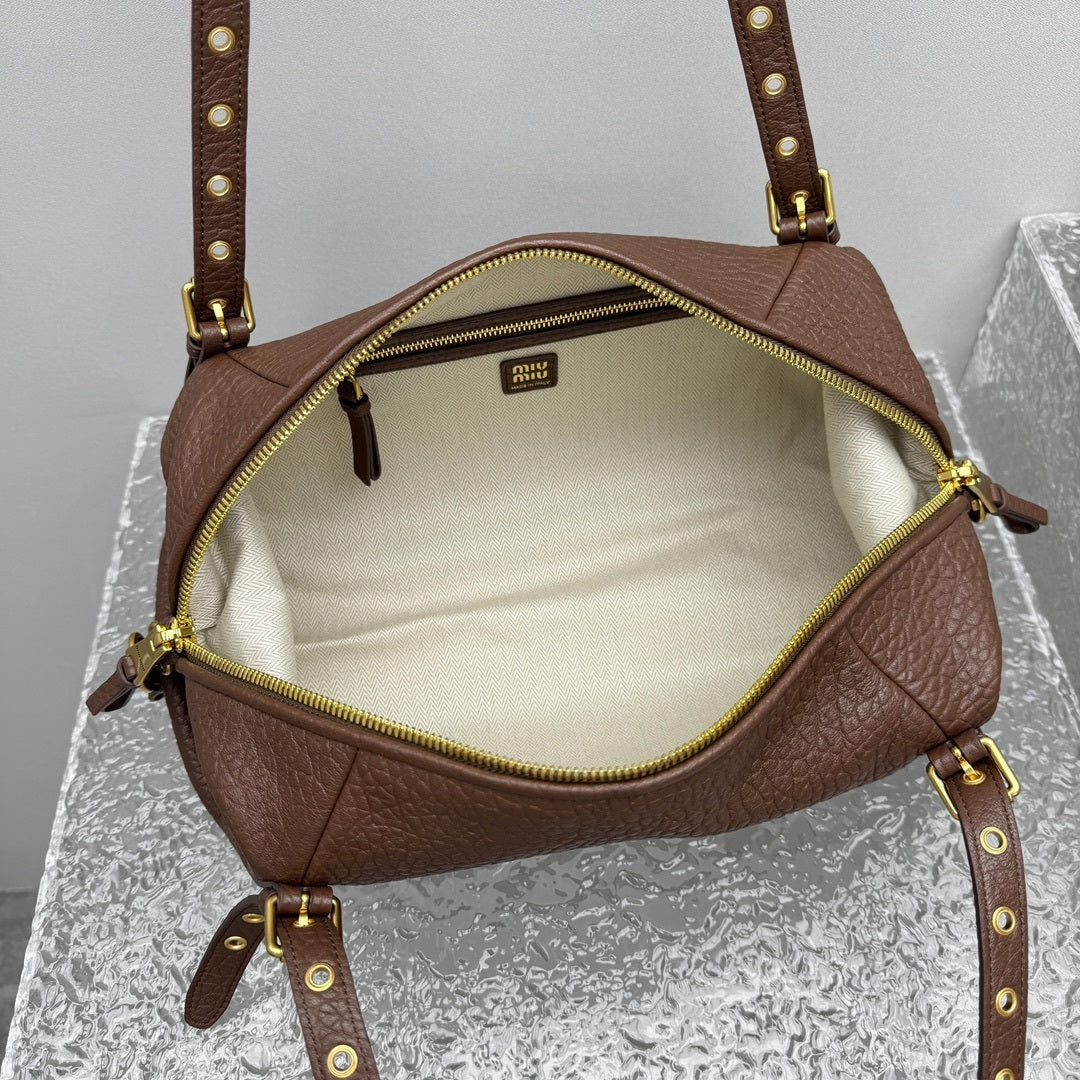 MIU MIU Leather Biker Bag