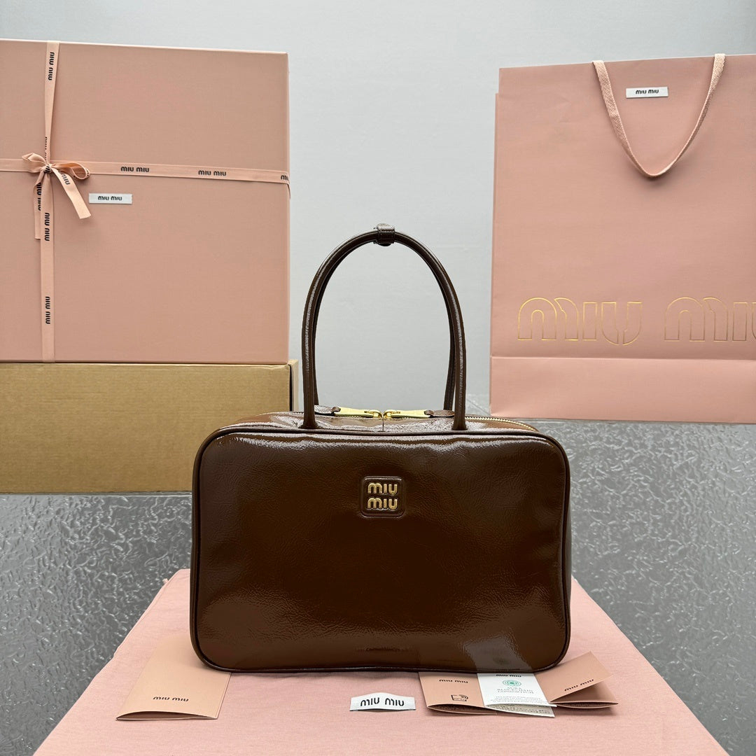 MIU MIU Patent Leather Briefcase