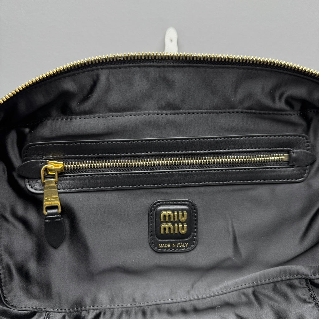 MIU MIU Two-Tone Long Handle Briefcase