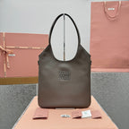 MIU MIU Leather Underarm Tote Bag