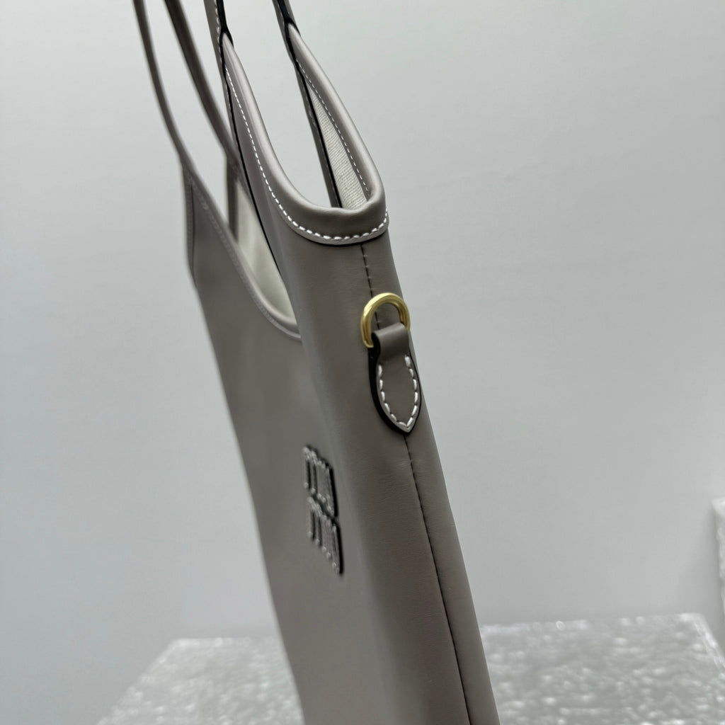 MIU MIU Leather Underarm Tote Bag