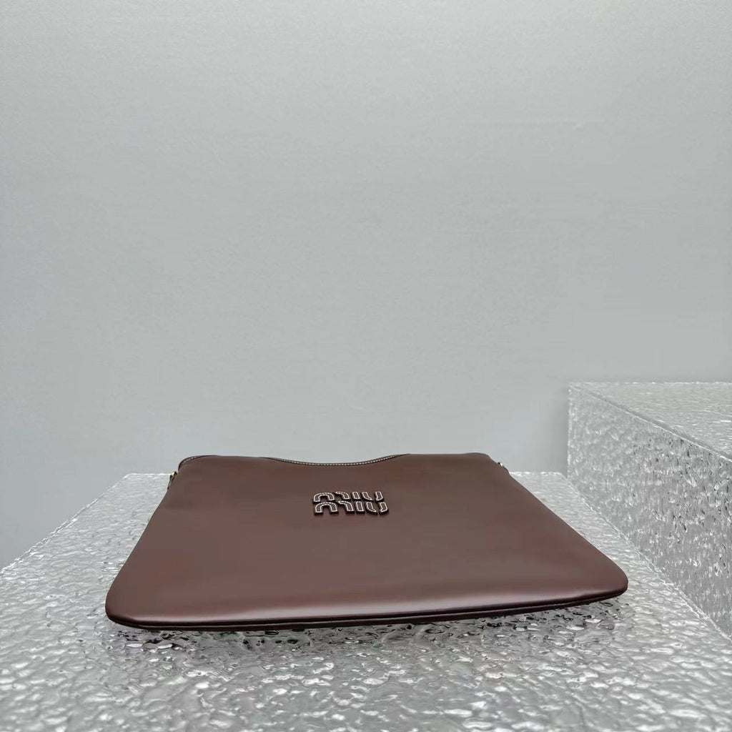 MIU MIU Leather Underarm Tote Bag