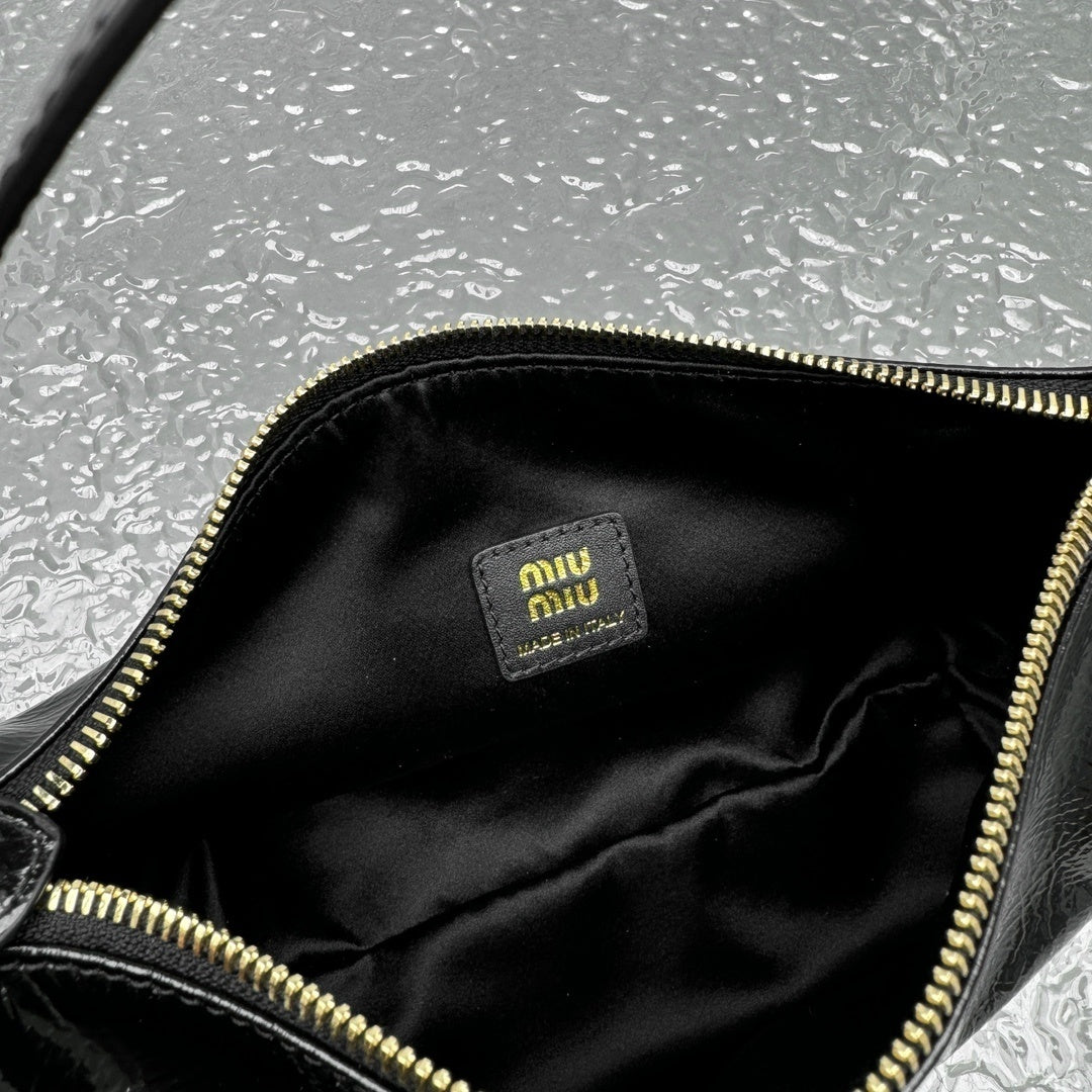 MIU MIU Patent Leather Lunch Box Bag