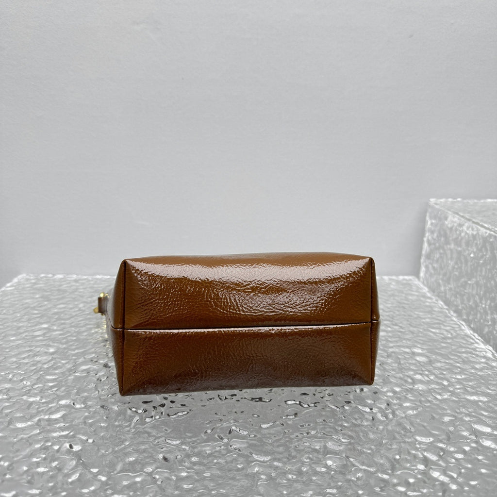 MIU MIU Patent Leather Lunch Box Bag