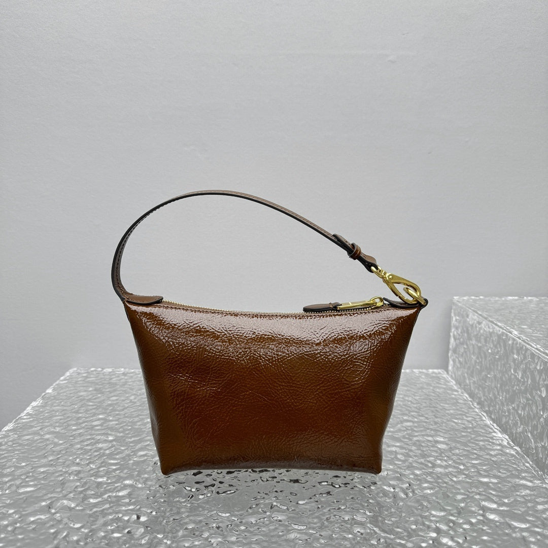 MIU MIU Patent Leather Lunch Box Bag