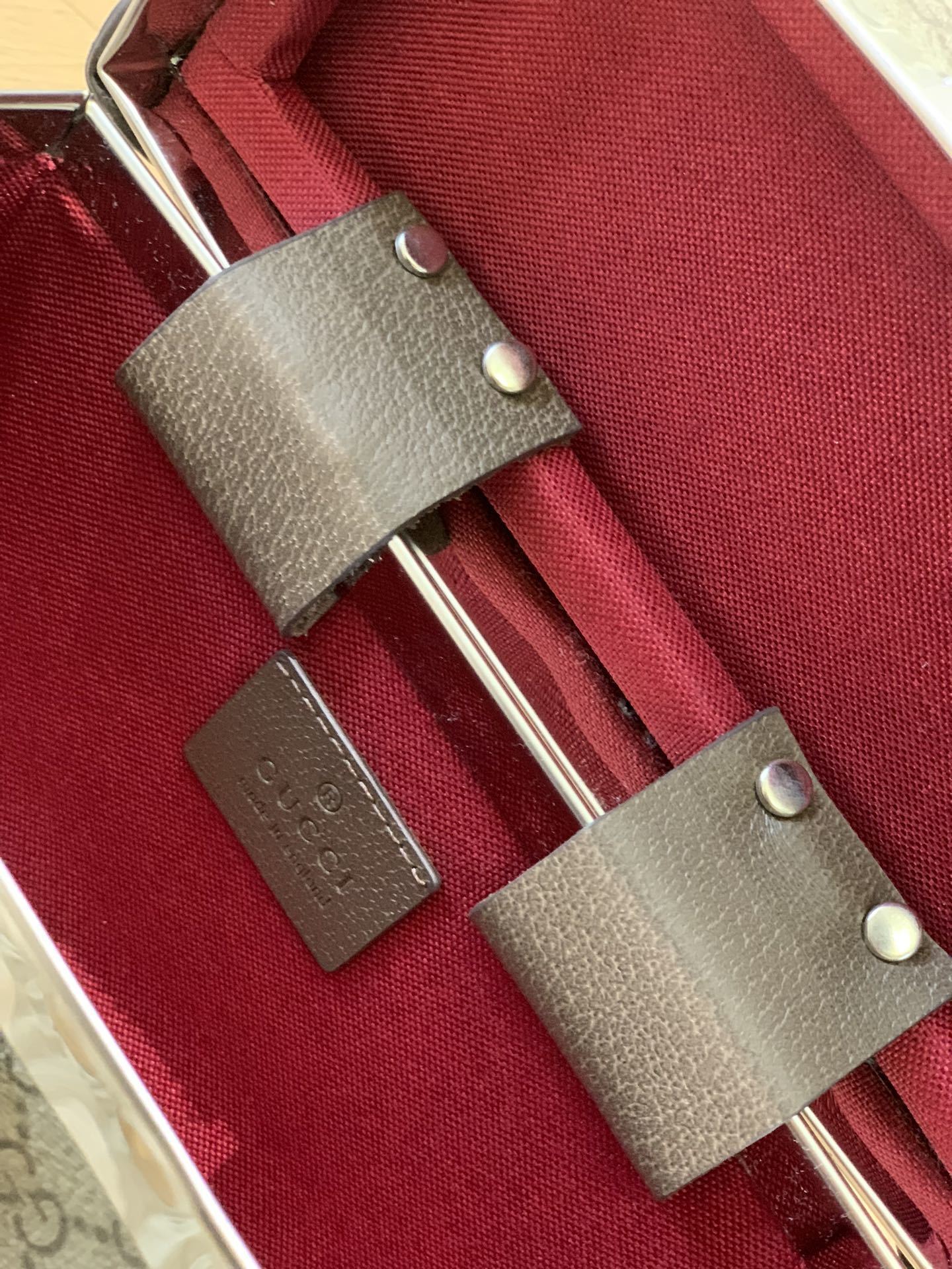 GUCCI x Globe-Trotter Bamboo Handle Vanity Case