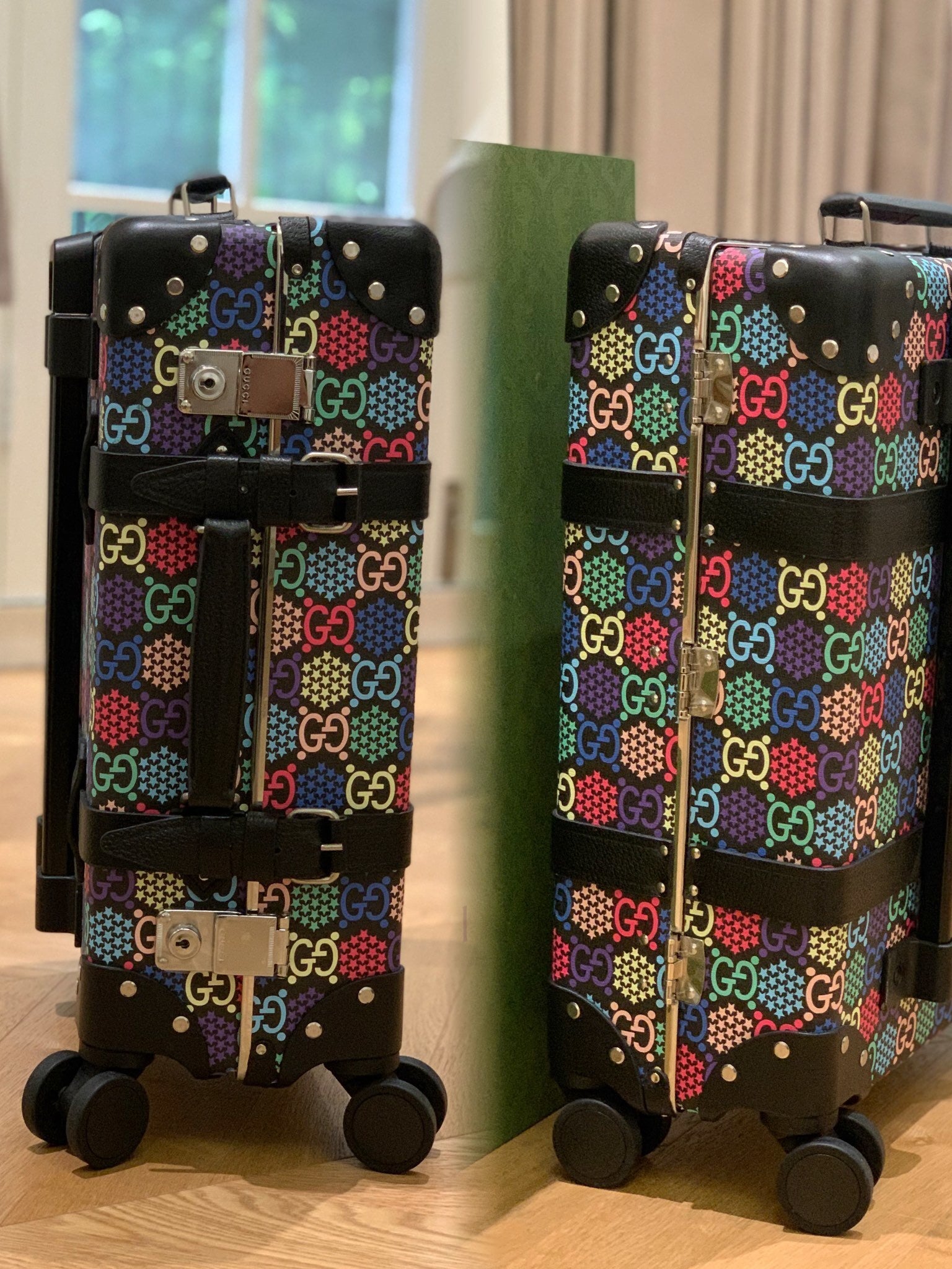 GUCCI x Globe-Trotter GG Supreme Trolley