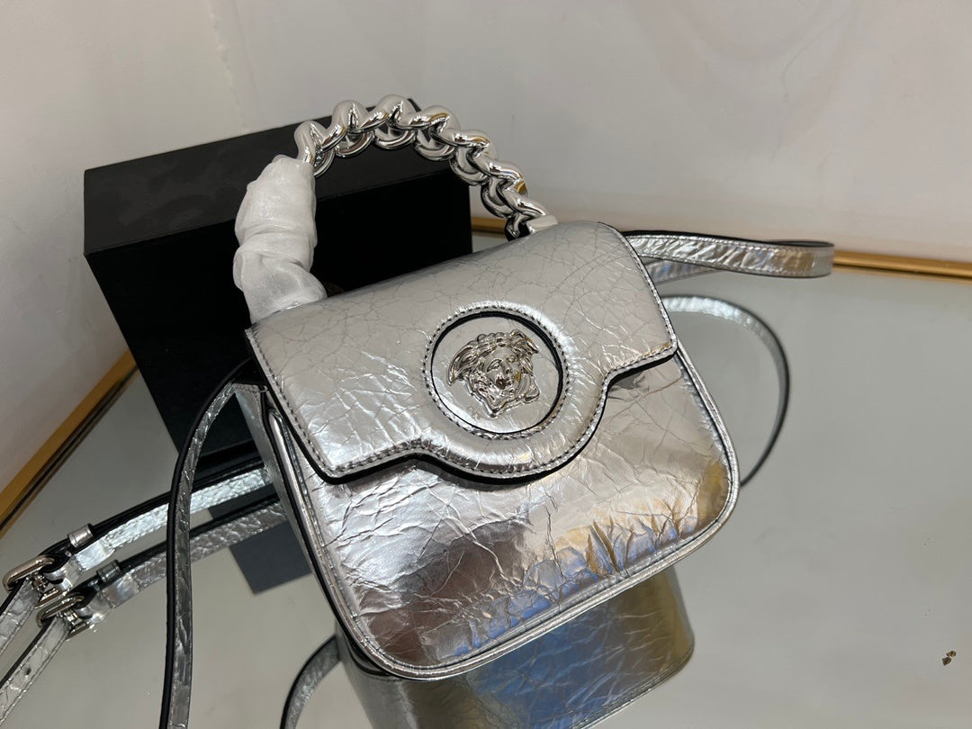 VERSACE Medusa Small Chain Top Handle Bag